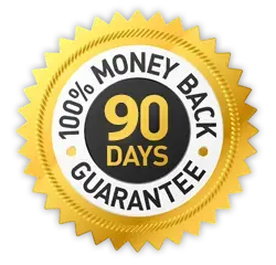 ProstaDefend 90-day money-back guarantee badge